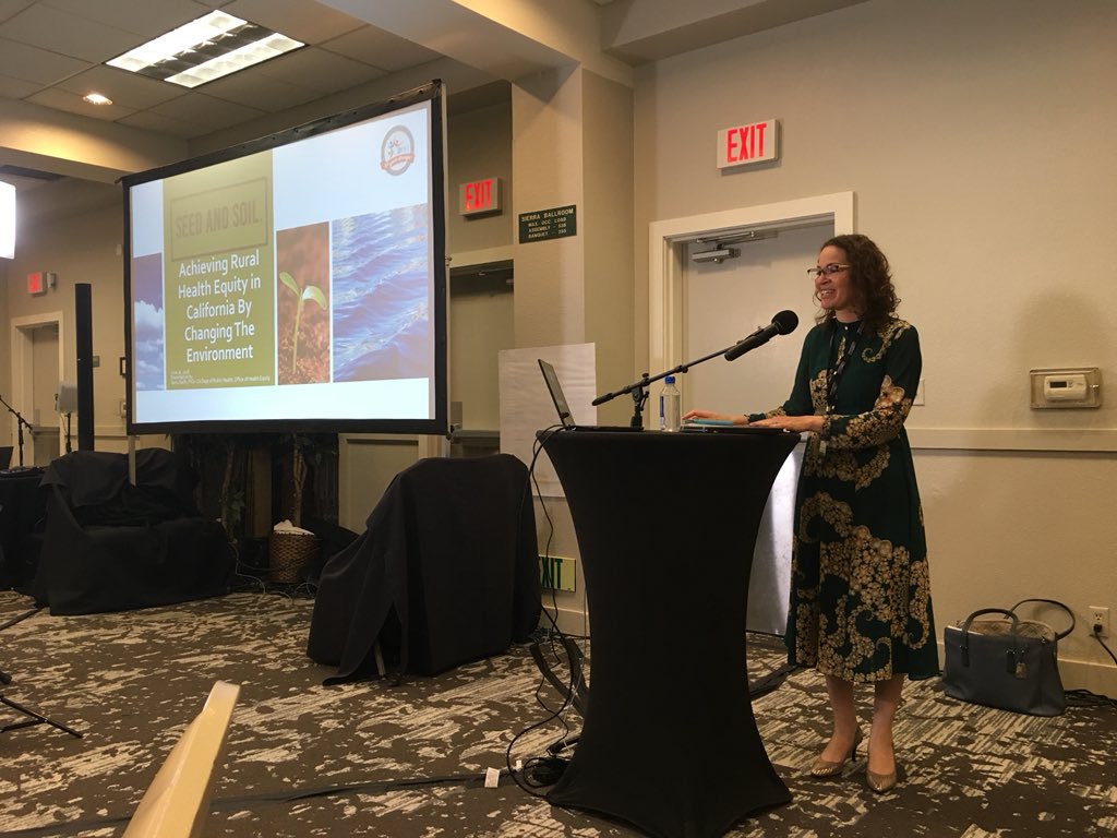 raymondhino's tweet photo. Great presentation this morning by Dr Tamu Nolfo of the State if CA on Health Equity in Rural California #HealthEquity #TamuNolfo #CSRHA https://t.co/VQig8VOruT