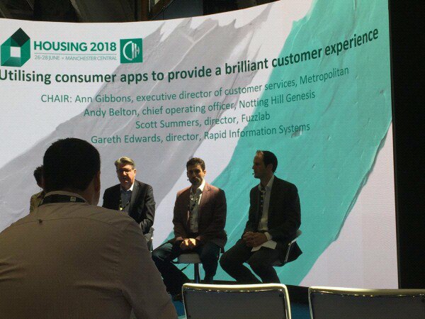 Exciting panel discussion at Housing 2018: Apps vs. Portal web pages. We vote apps but of course Rapid does both equally well! Offline, push notifications, and video put apps just ahead.