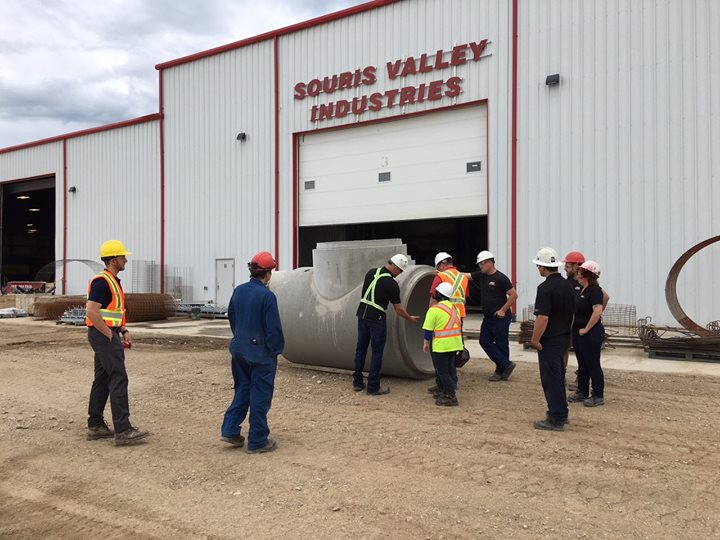 BuildRegina's tweet photo. Thank You Souris Valley Industries for Concrete Pipe Plant Tour. It was great to learn about concrete pipe and precast products, and the how they are produced.
#sitetour #sourisvalleyindustries #buildRegina #buildSask https://t.co/8LQtfCEmV0