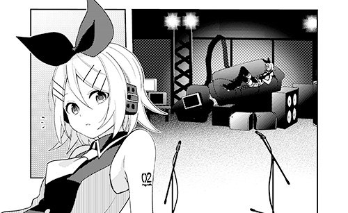 【モジュールコンプレックス】
16ページ。ブルームーンという名前を持つ鏡音レンくんのために描きました。サンプルの続きは是非再録で。孤独の果てのステージのスクショを一生懸命撮ったよ!!