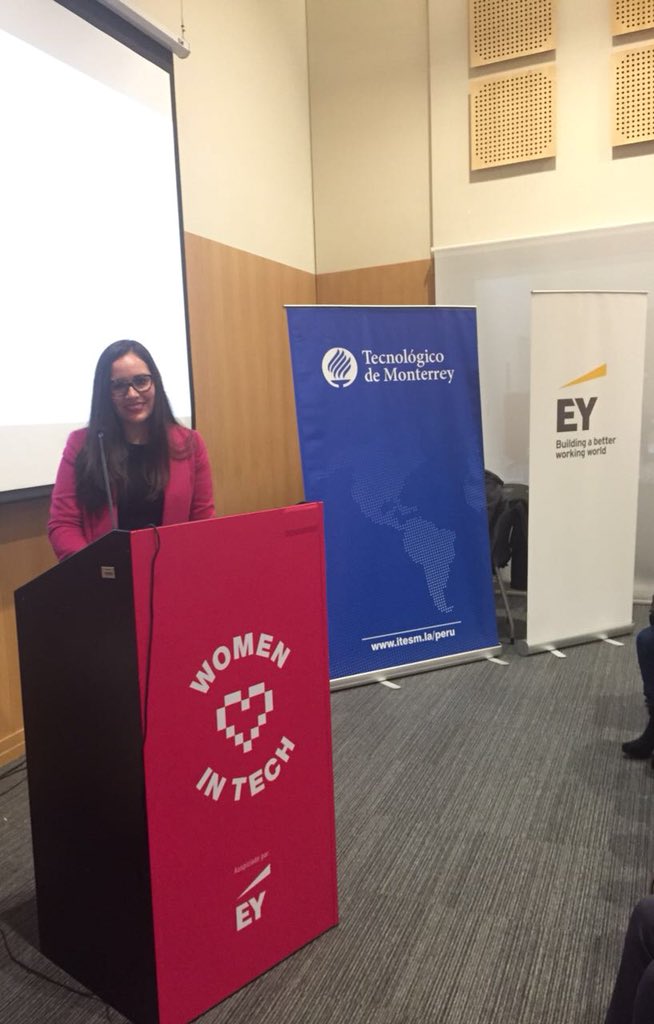 EYPeru's tweet photo. Felices de auspiciar "Women in Tech Forum", evento tecnológico que impulsa a las mujeres en carreras STEM y busca brindar nuevas herramientas y habilidades. Sigue #WITLima2018 en vivo https://t.co/LnbylEhGr1 https://t.co/dH96YlKdhZ