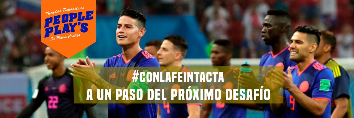 Seguimos luchando con la #FeIntacta #VamosColombia. Hoy 50 millones de corazones vibramos con ustedes. #SíSePuede