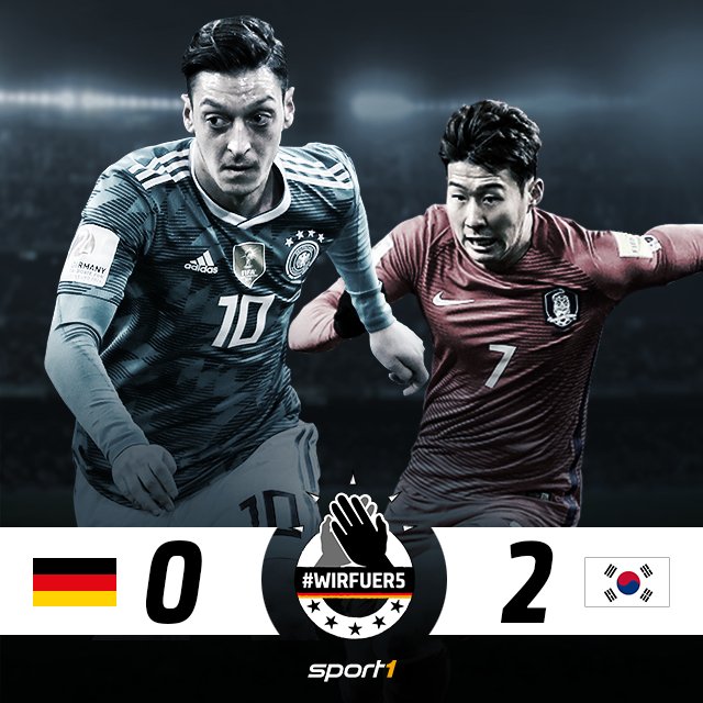 Blamage für das DFB-Team (Die Mannschaft) - Deutschland ist ausgeschieden. 😱 #WM2018 #DFB #dfbteam  #DieMannschaft  on.sport1.de/2N5UIRh