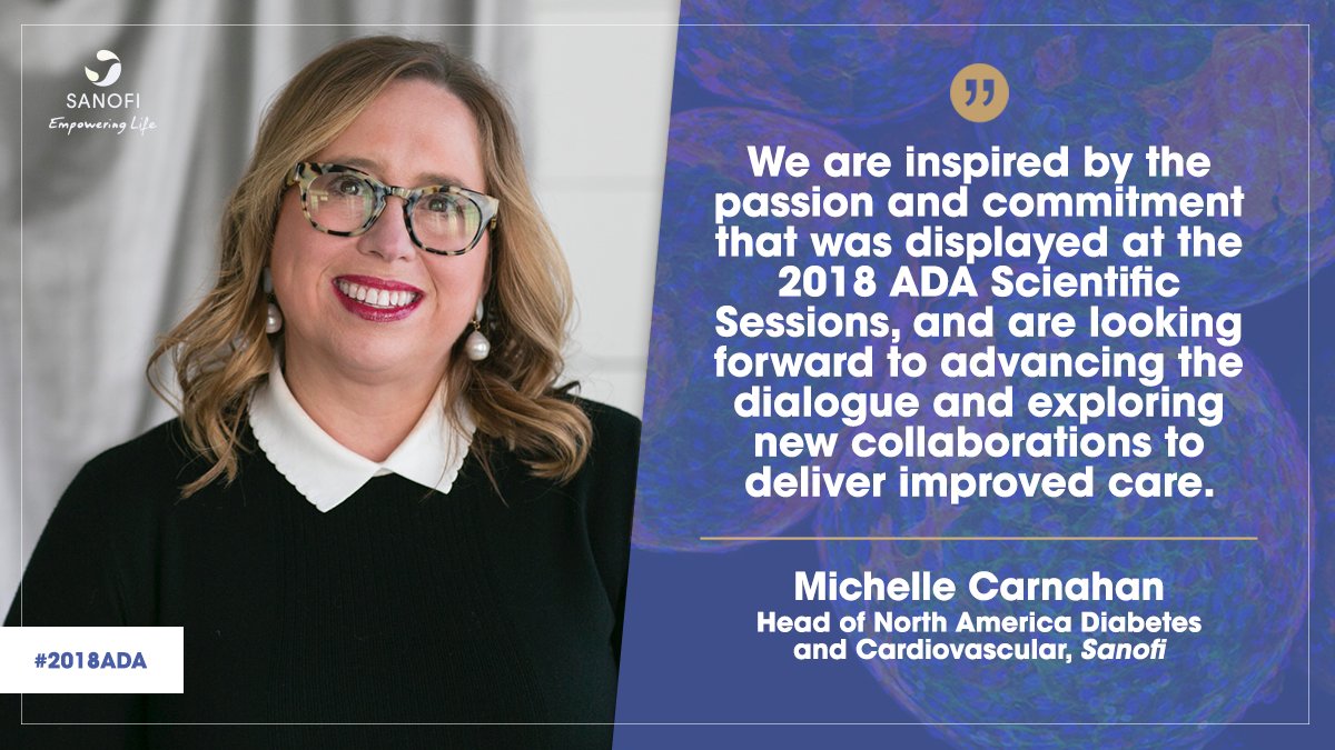 SanofiUS's tweet image. What a great #2018ADA! Already looking forward to #2019ADA in San Francisco.