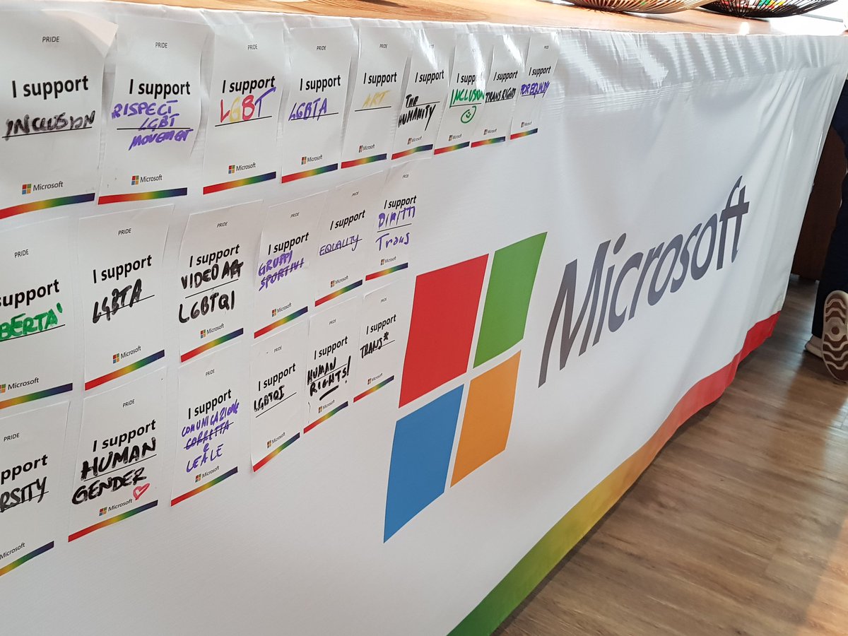 Proudly in <a href="/microsoftitalia/">Microsoft Italia</a> per 'Storie di genere, di identità, di transizioni, di vita' #MilanoPride #CiviliMaNonAbbastanza