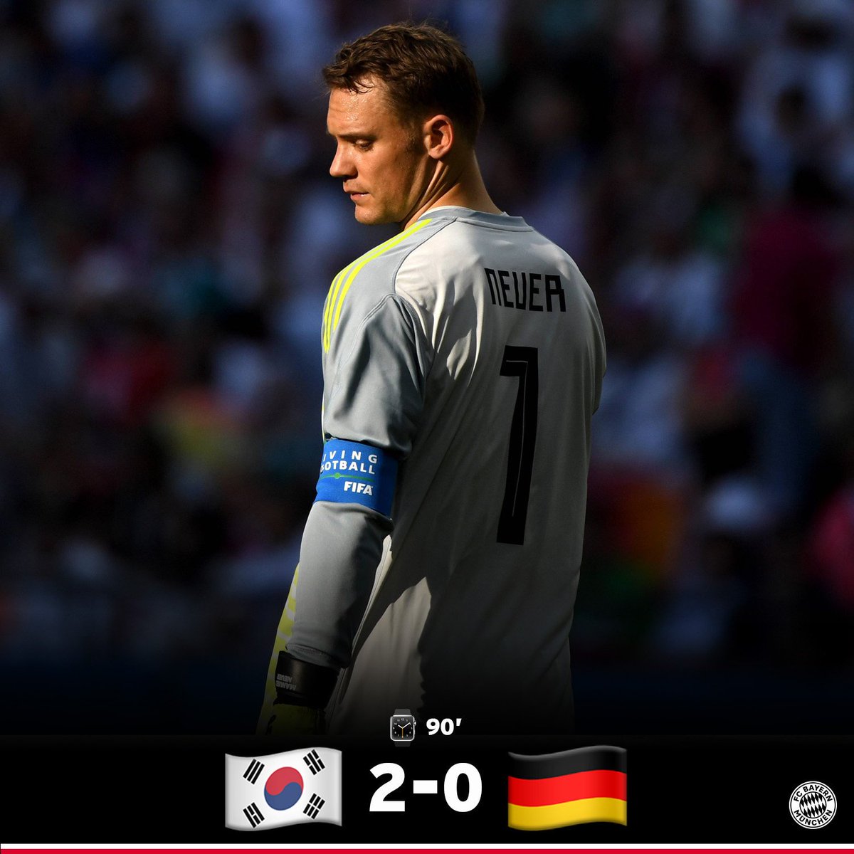 Germany are out of the #WorldCup. 😢 #KORGER