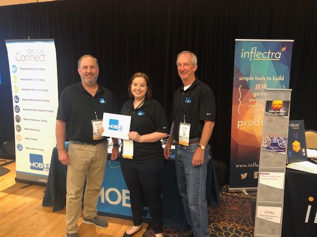 MobileLabsInc's tweet photo. Don't forget to visit the Mobile Labs booth (#4) today at #AgileTDUSA in Boston. Stop by for a demo of #deviceConnect to help control the chaos of #mobile #testing and #device #sharing. @AgileTDUSA https://t.co/nxU8Xv6FnK