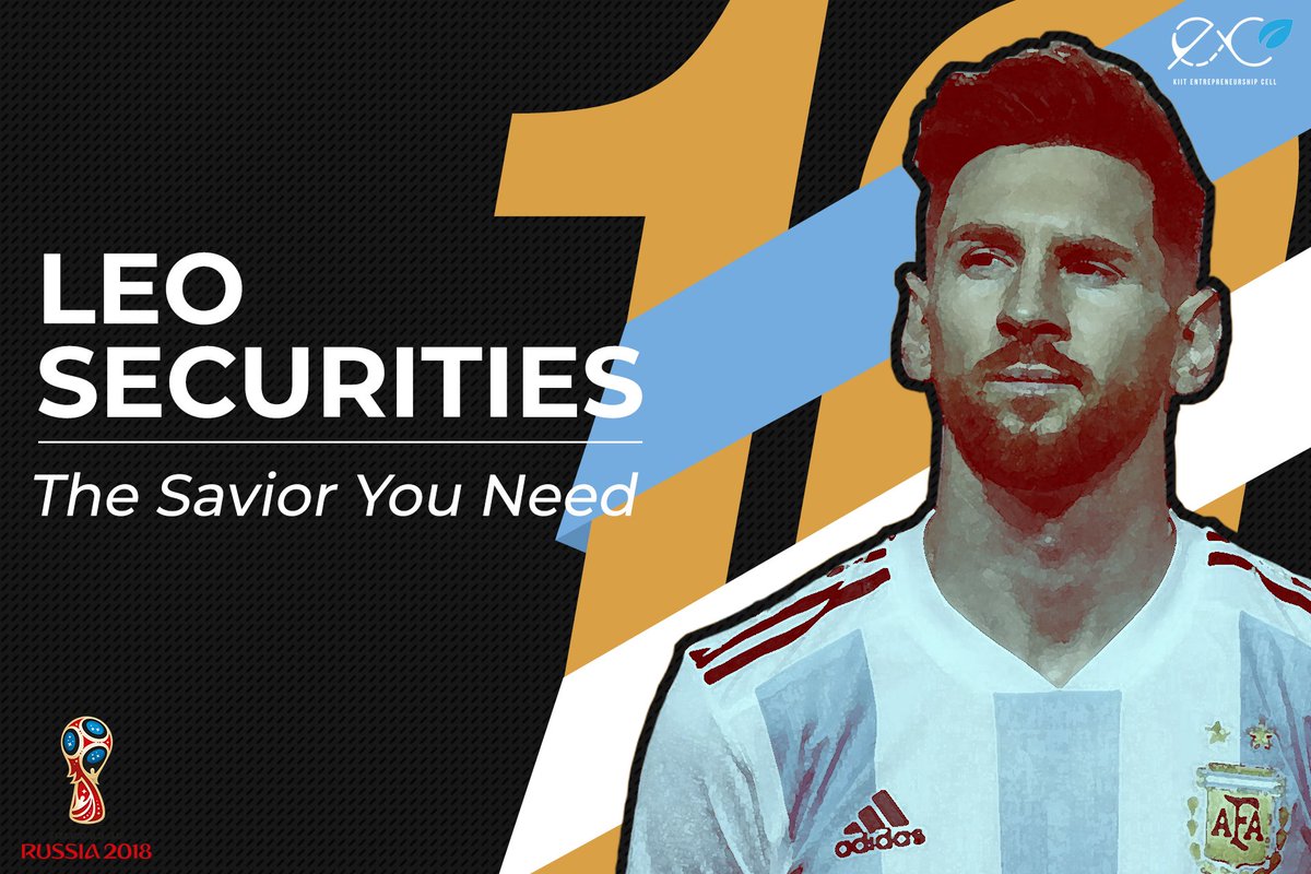 kiit_ecell's tweet photo. Our 3rd Superstar, Leo Messi.
.
He has been carrying the immense pressure and protecting the expectations of billions of fans around the world. 'Leo Securities' would sure succeed as his #venture.
.
#FifaWorldCup18 #football #startup #entrepreneur #GermanyvsSouthKorea #Messi https://t.co/CLyk4DzDqJ