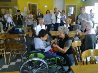 'The joy of prize giving' at Broadmeadows Group last ride 😁