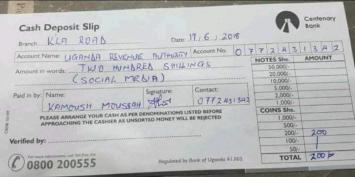 Katsivan3's tweet photo. Patriotic Ugandans have already paid their social media tax in advance. Please do the needful. https://t.co/JxxmcHdIkS