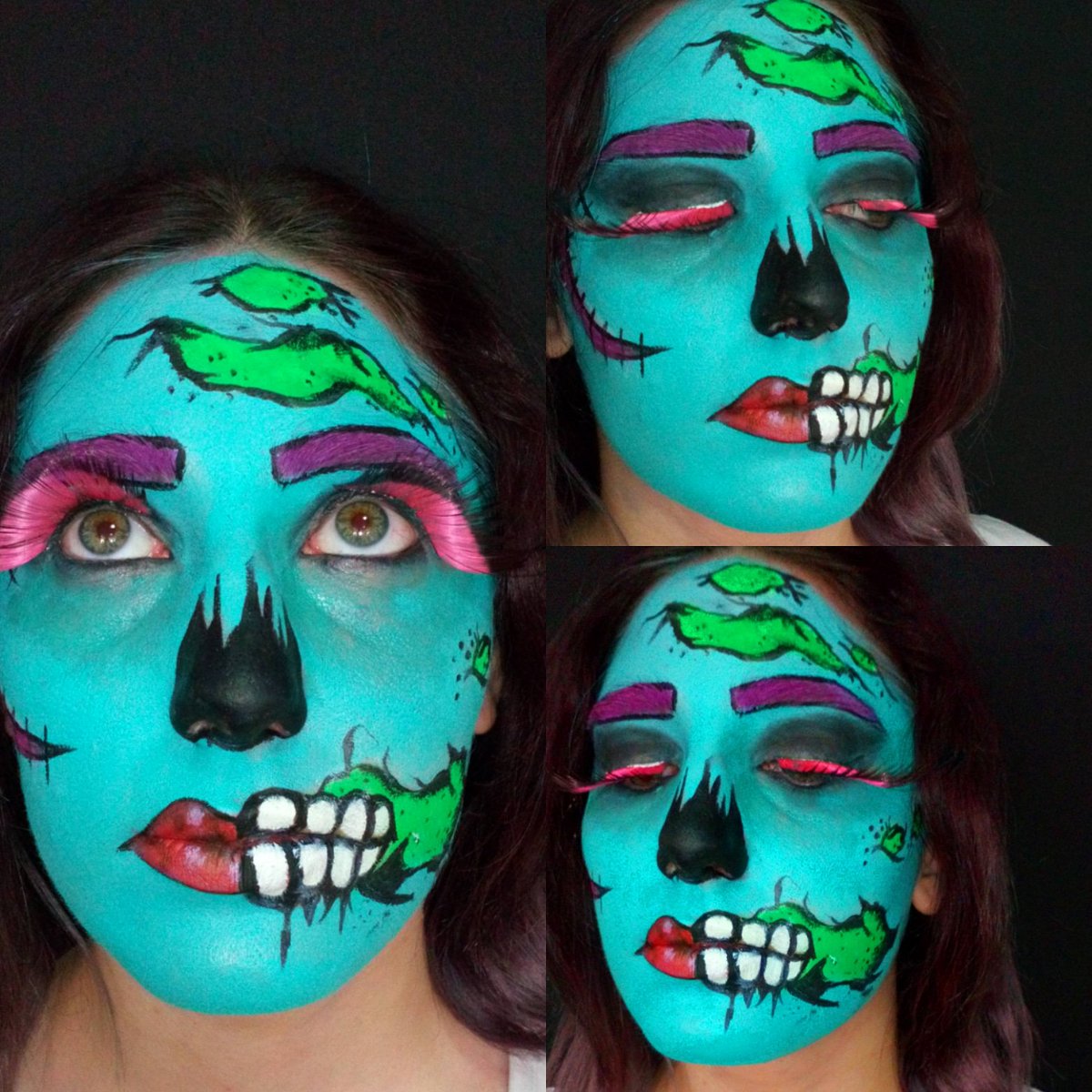 Zombie fantasía

#maquillaje #makeupartist #maquillajefantasia #makeuptime #maquillajeartistico #makeup #maquillajedeldia #maquillajezombie #zombiepinup #zombiepinupgirl #zombiepinupmakeup #neoncolours