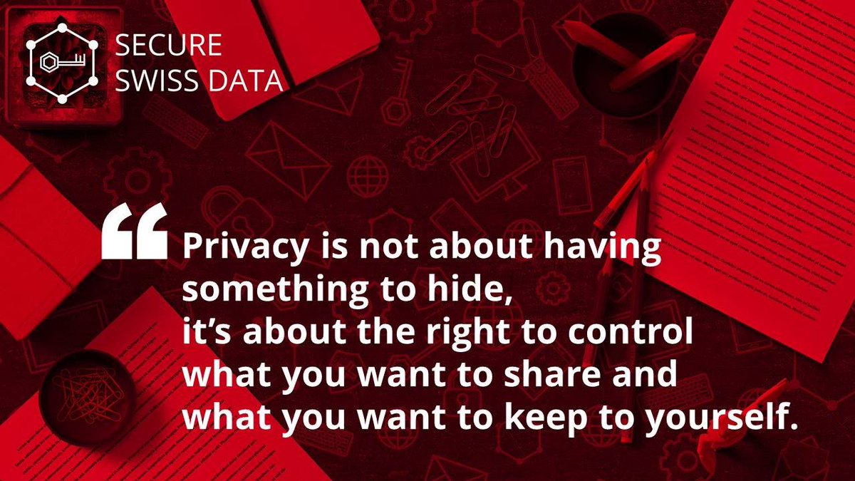 SecureSwissData's tweet image. #SecureSwissData to help you take control over your data
#WednesdayWisdom
secureswissdata.com
