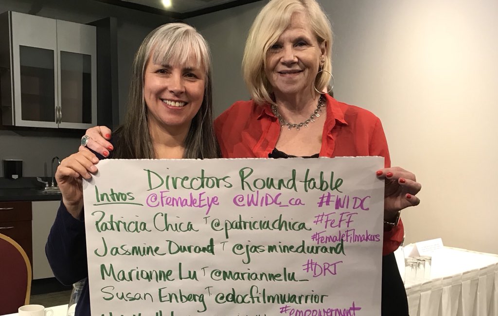 sibelguvencfilm's tweet image. Director’s Round table @FemaleEye @WIDC_ca #CAM @lacoles @MarinaCordoni @joycewongjoyce @MeeshNeal @sibelguvencfilm @VanessaShah1 @CarolWhiteman @PatriciaChica #FeFF #WIDC #femalefilmmakers #sustainability #empowerment #DRT
