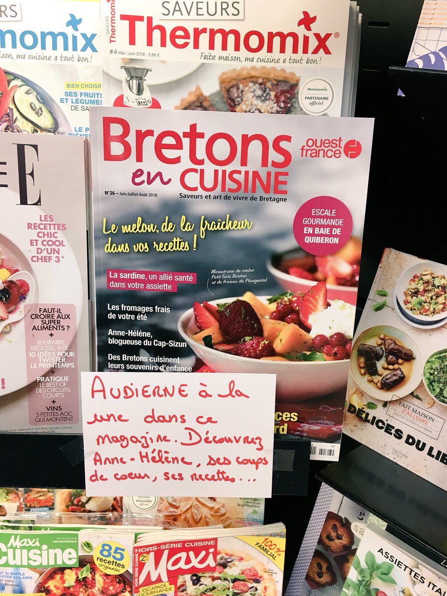Je rappelle à la #mafiabretonne que je vous ai préparé de jolies recettes dans le dernier #Bretonsencuisine 😂😂