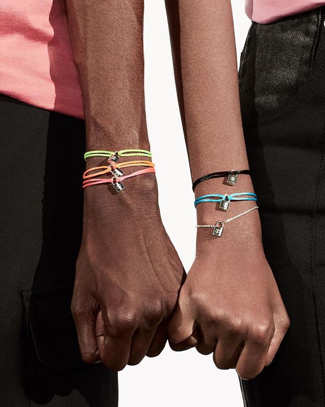 Louis Vuitton New UNICEF Silver Lockit Bracelets