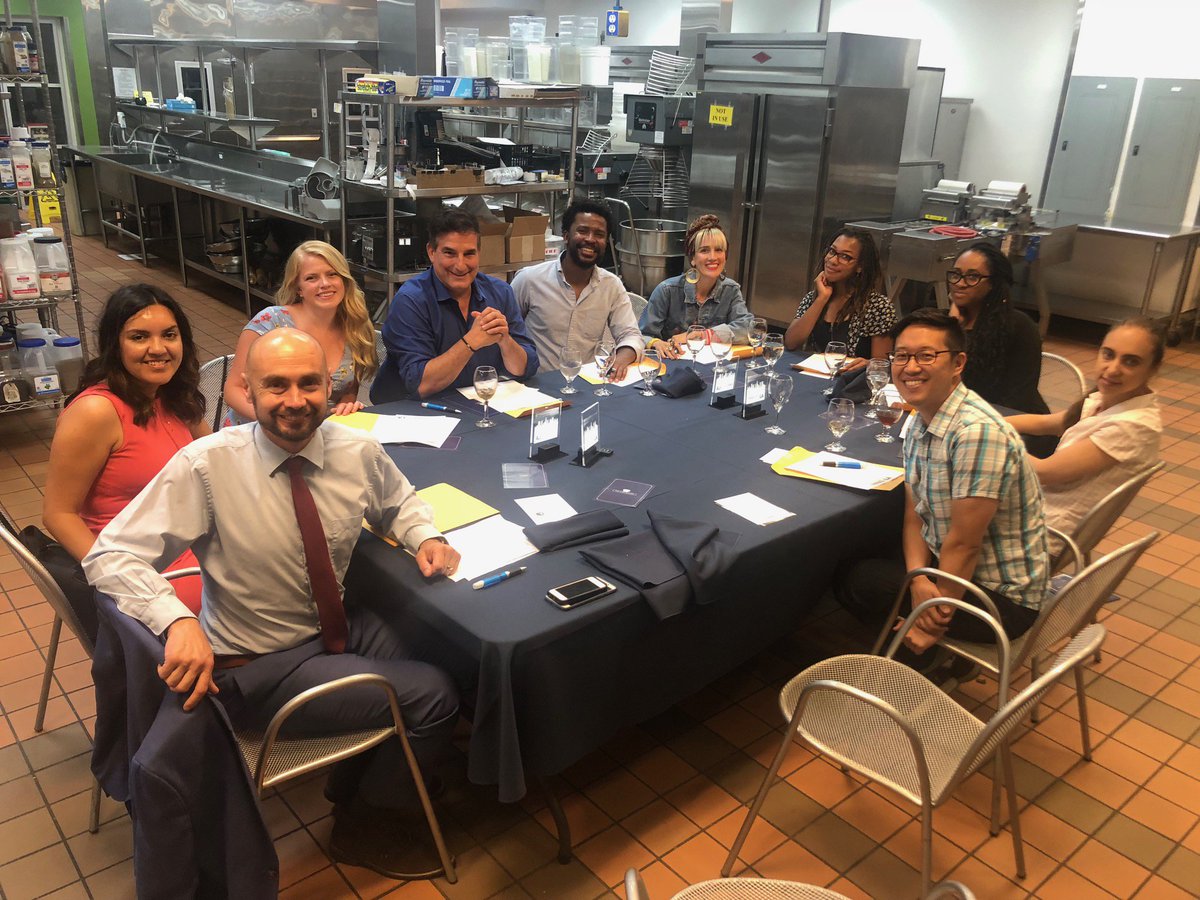 ProjAngelFood's tweet photo. Project Angel Food and @RichardAyoub were happy to host an #embRACELA dinner on Tuesday night. We had a frank discussion about race while breaking bread in the Project Angel Food kitchen. Special thanks to facilitator @AndrewsaidLA and @cityattorneyLA https://t.co/706GEb1dZp