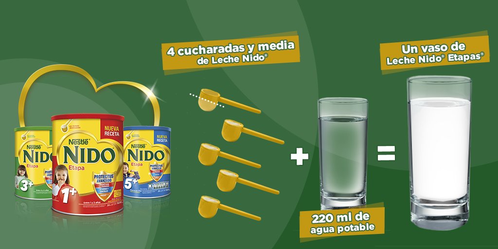 Lechenido No Twitter Esta Es La Medida Que Debes Utilizar Para Preparar La Leche Nido Etapas Si Tienes Dudas Con Gusto Te Asesoraremos T Co Lunwfnkm1w Lechenido No Twitter Esta Es La Medida Que Debes Utilizar Para Preparar La Leche Nido Etapas Si Tienes Dudas Con Gusto Te Asesoraremos T Co Lunwfnkm1w