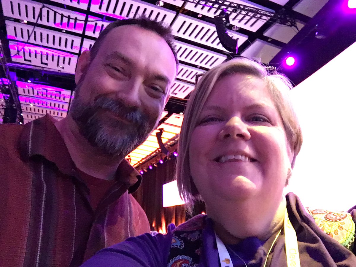 jamiewrightTIC's tweet photo. @ericcurts and @jmattmiller made my first year coaching so much easier! Loved getting #googsmacked with them this morning at #iste2018!! #ctrlaltachieve #ditchthattextbook #fangirl #cmcsstech https://t.co/8V8OK9bbUI