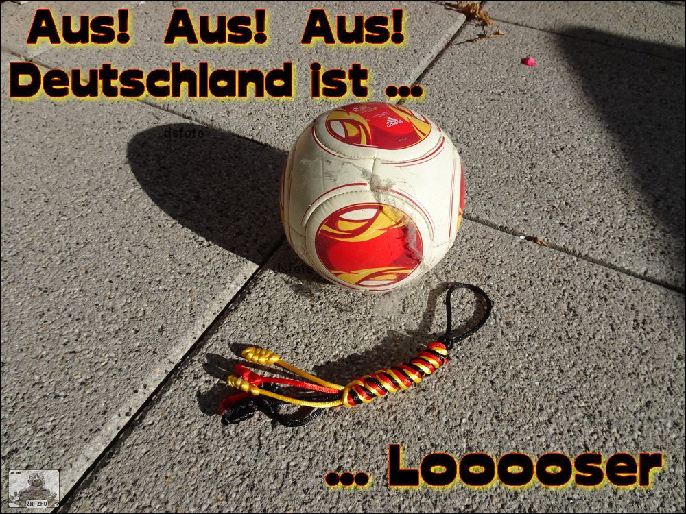 arachnemedia's tweet photo. Aus! Aus! Aus! Deutschland ist ... https://t.co/YvqAI0Sck0