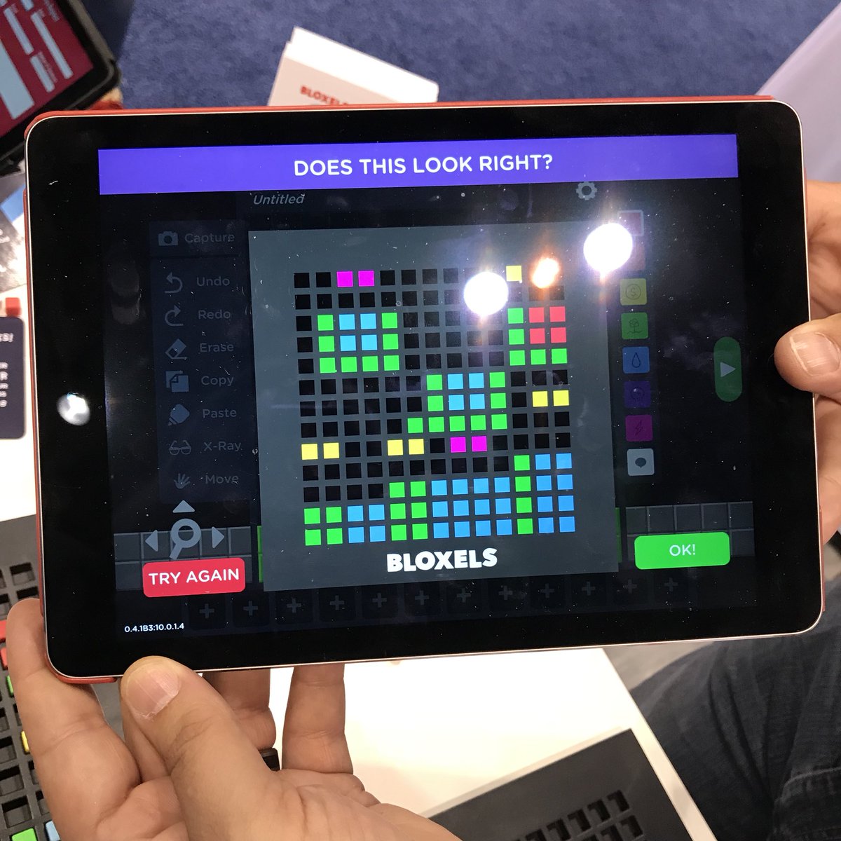 LadySadieAnn's tweet photo. I made a video game! #bloxelsedu #ISTE18  @BloxelsBuilder https://t.co/pykLs3Yaxh