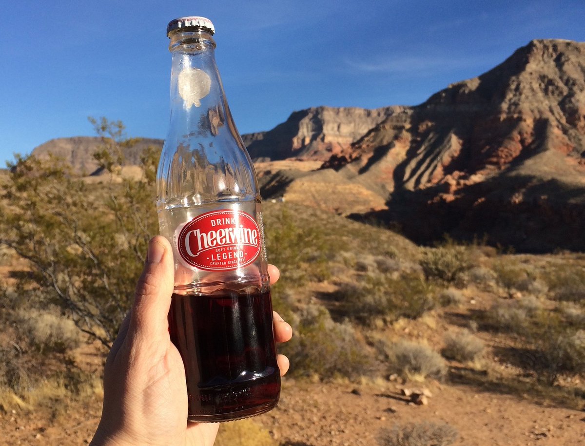 DrinkCheerwine's tweet photo. Thirsty vibes today in Arizona. Thanks for the pic, @collettelash #CheerInTheAir https://t.co/RBnavVuEXi