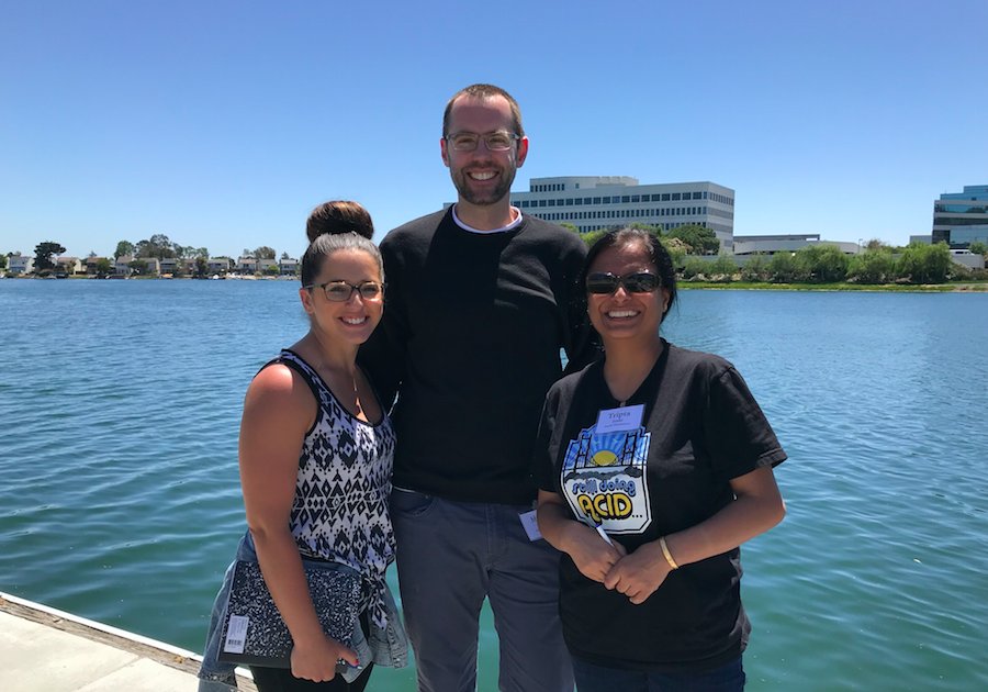 Learning how to help our students to connect rigorous content in a meaningful, relevant way to the real world and their lives at the .@SMCOETweet #NGSS training this week!