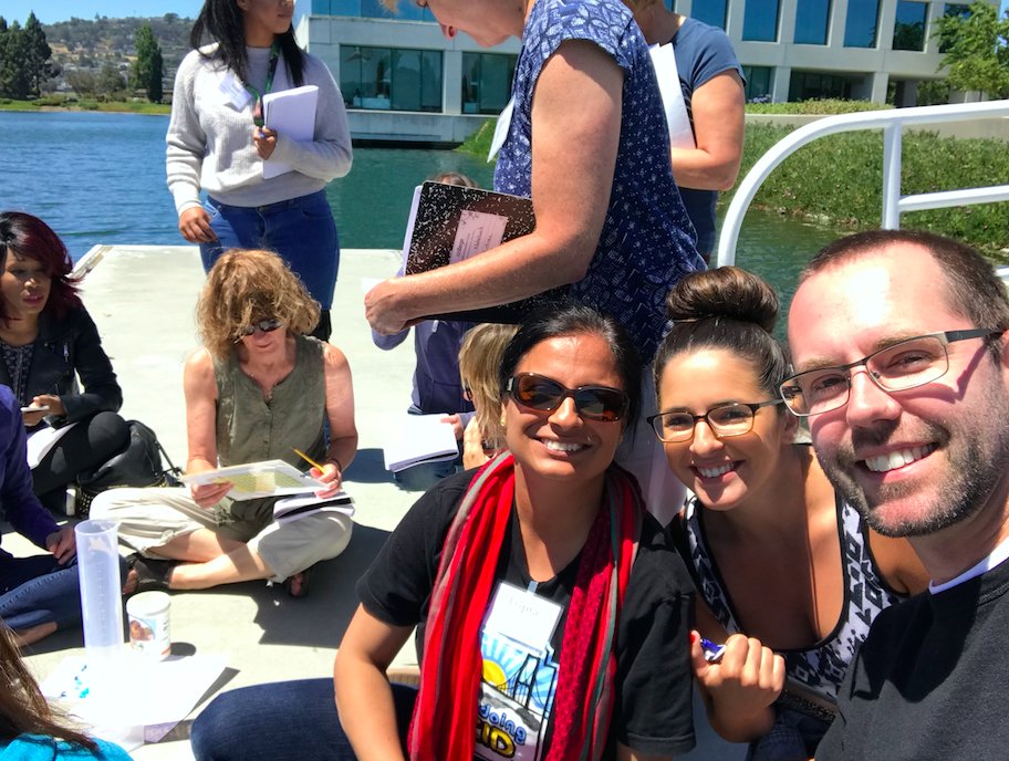 FabledFoxes's tweet photo. Learning how to help our students to connect rigorous content in a meaningful, relevant way to the real world and their lives at the .@SMCOETweet #NGSS training this week! https://t.co/D5mfuUNo7C