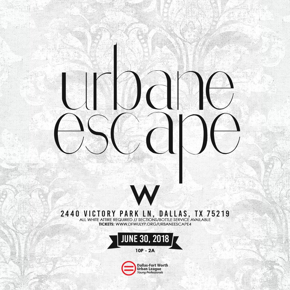 dfwulyp's tweet photo. Stop what you're doing during your lunch break and get your tickets for #UrbaneEscapeIV today! Ticket prices will increase the day of so don't wait! #dallasparties #dfwulyp
https://t.co/XURswAUf0X https://t.co/V7W513BzPv
