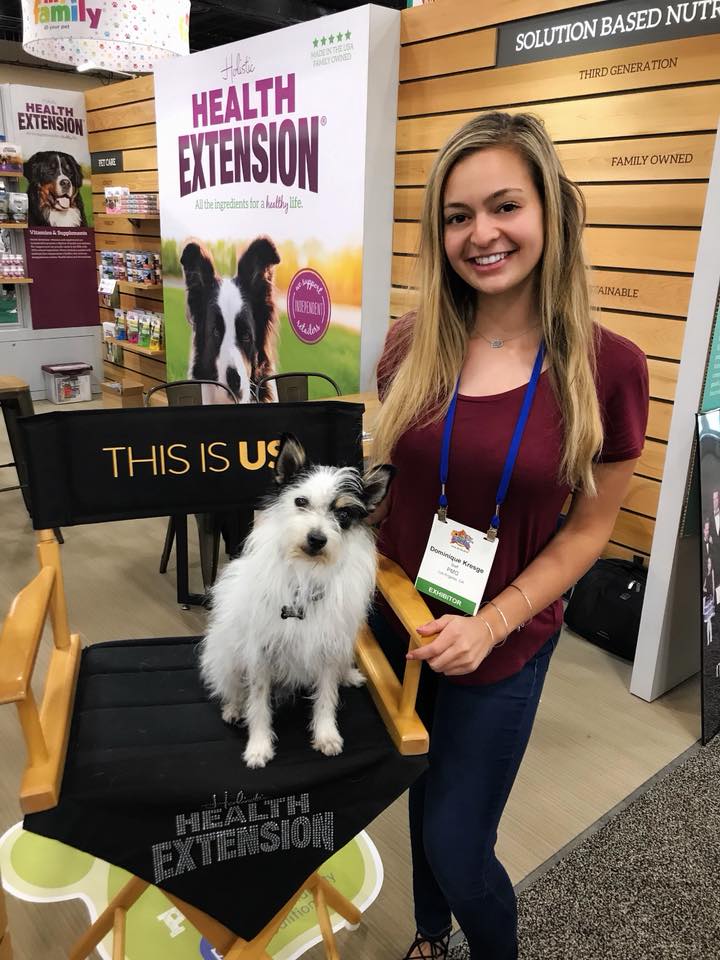 HealthExtension's tweet photo. Swing by booth #3327 at #SuperZoo, &amp; snap a photo with Louie from @NBCThisisUs! 🐶📸

#SZ18 #ThisIsUs https://t.co/TShZobZzrE