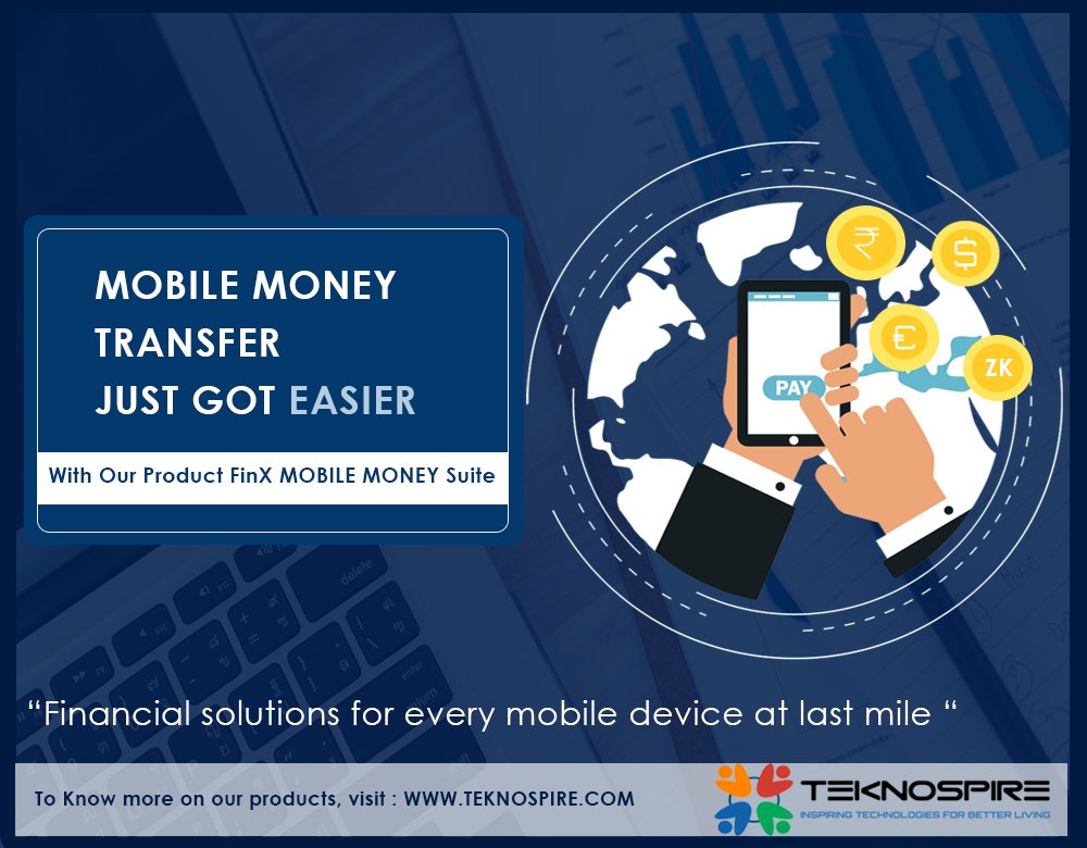 teknospireTech's tweet photo. Enable Our #FinXMobileMoneySuite To Ensure A Hassle Free #MoneyTransfer. Also Visit https://t.co/MKKZpb0wmp To Know What Simplifies #MoneyTransfers On Our #MobilePaymentSolution.
#DigitalWallet #MobileMoney #MobilePayments #MobileBanking
@LThampi @smithshny @FinWTech https://t.co/4eaD92R410
