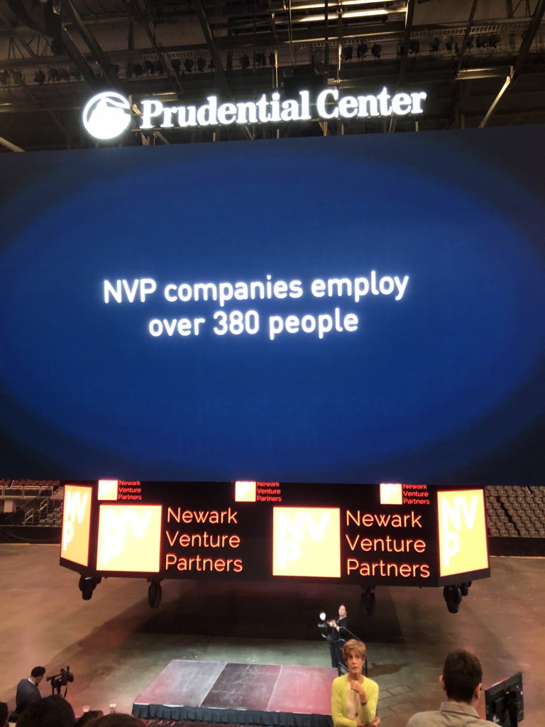 Another great demo day by @NewarkVc at the Prudential Center. We are thrilled to see the new cohort presenting.
