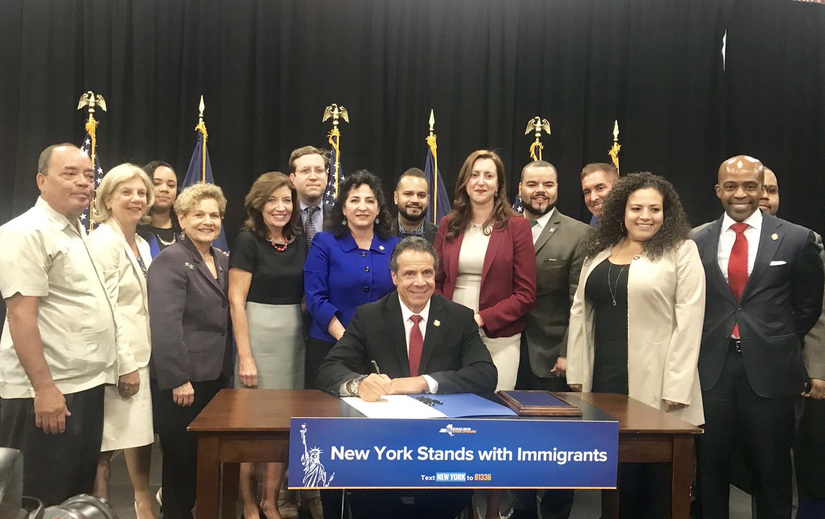 nily's tweet photo. Today marks a significant moment in New York’s history of protecting immigrants. Thank you @NYGovCuomo for signing my #StandbyGuardian bill with @dianesavino to help #KeepFamiliesTogether. More here ➡️ https://t.co/WEHawSPH1w https://t.co/JjofytvuFP