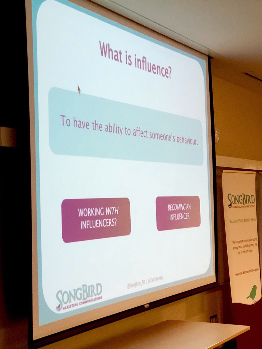 TorontoStarts's tweet photo. What is influence? Now on @CeCeHuntly from @SongBird_TO speaking on using influence to #fuel #growth #growthhackto https://t.co/INv1kLSrXF