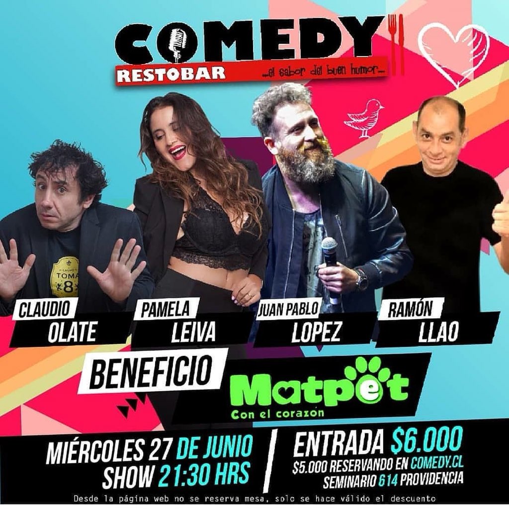 TeatroLaLola's tweet image. En @comedyrestobar tiene un gran panorama hoy 👏🏻