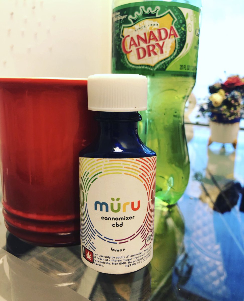 jenkhari's tweet photo. Recipe for success: mix 1 part @MuruProducts #CBD syrup with a nice swing of ginger ale &amp; a splash of water and BOOM! Therein lies perfection, aka a fine productivity boost for any day of the week 👌🏻✨ #bosslife #love #cbdqueen https://t.co/ttyb1qu5Tl
