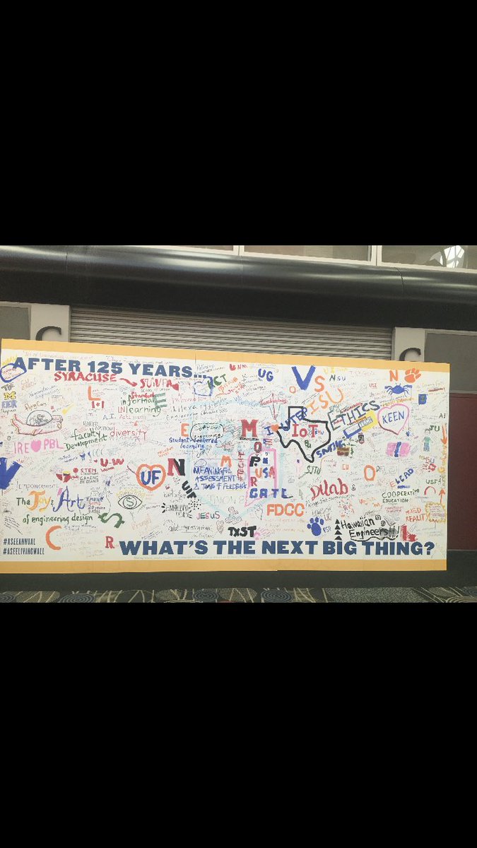 RowanRevED's tweet photo. Check out the idea board at @ASEE_DC #ASEEAnnual #ASEE2018 https://t.co/DmfLrIkpiI