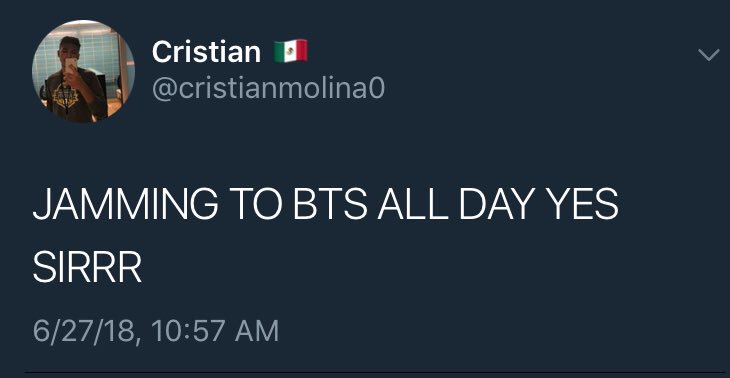 when Germany lost against South Korea in the world cup and everyone celebrated by listening to BTS 