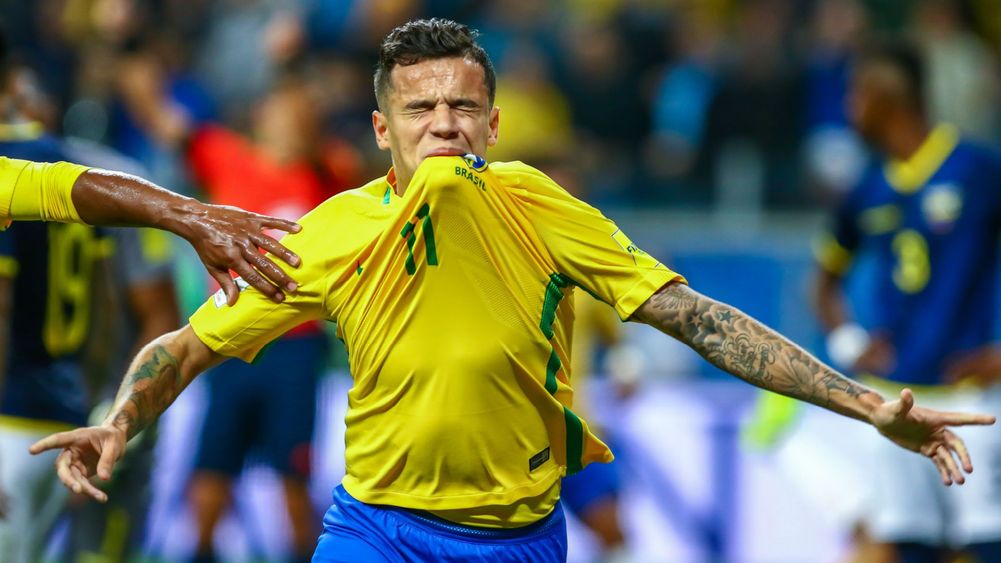 Philippe Coutinho has now scored 2 goals and gave 1 assist in only 3 matches. 

Brazilian World Cup star!