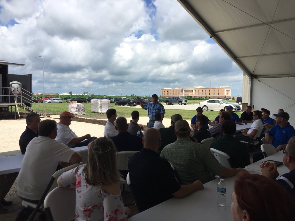 PrecisionPlant's tweet photo. Getting our team prepped and ready for #PTIfarm this summer! We’re pumped. It’s gonna be a great summer! If you’re interested in coming talk to your Premier Dealer. https://t.co/Vj7FYzz6dB