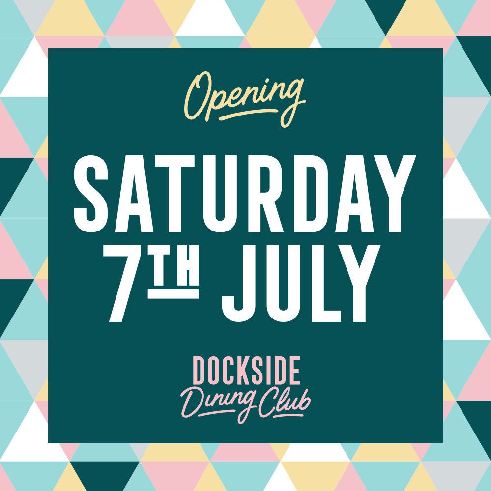 DocksideDClub's tweet photo. **COMPETITION TIME** We will have a friends and family evening next Friday 5th July for a sneak preview. Fancy being there? Simply RT this post and follow us on Twitter. Everybody else, we open our doors to the public next SATURDAY 7th JULY 2018 ❤️🔥😘 #docksidediningclub https://t.co/Pr7kx1ba4F
