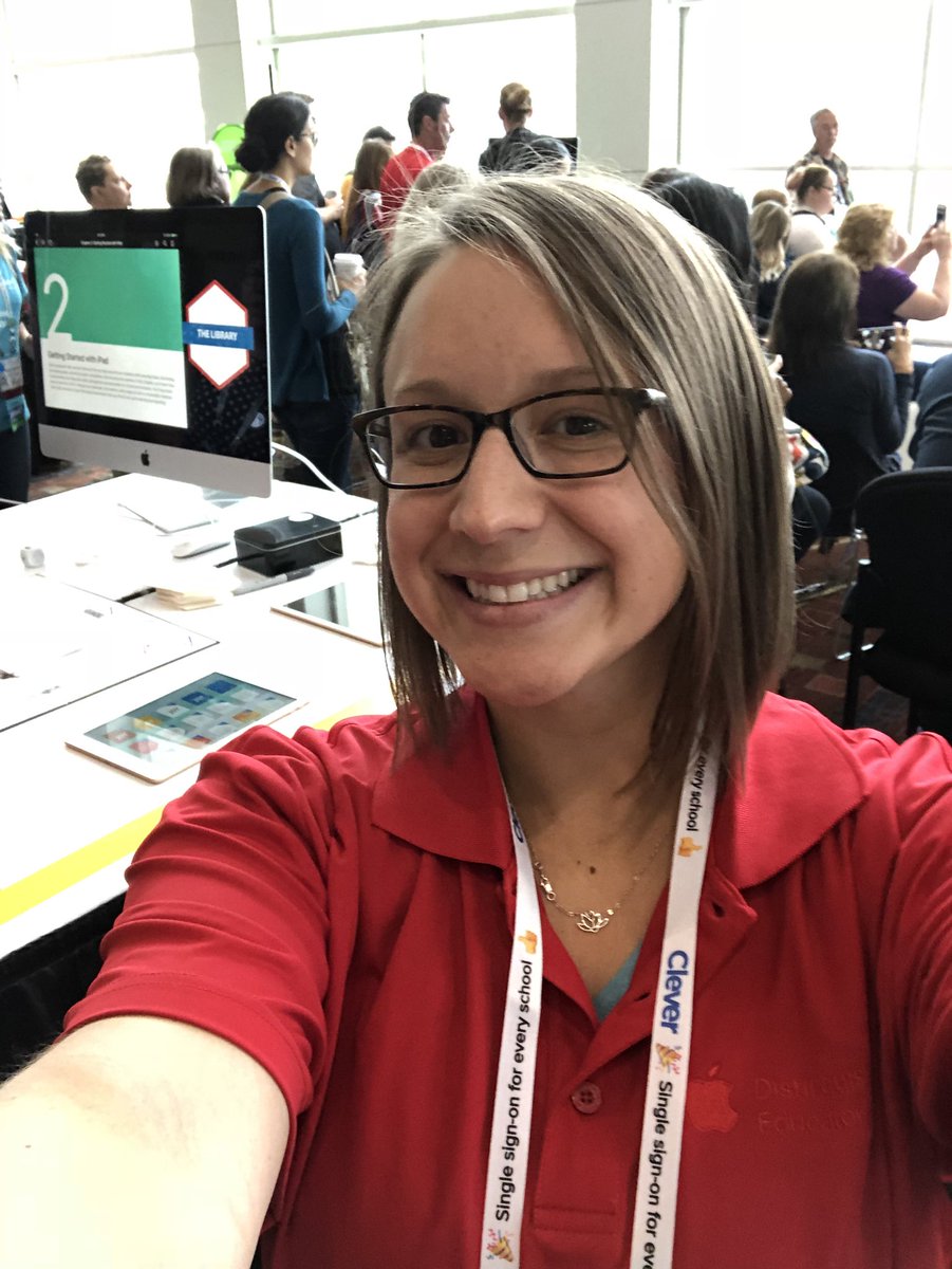 emilycrapnell's tweet image. I had fun on the playground this morning with @AppleEDU and @joyofpl ! #ISTE18 #JoyofPL #selfie
