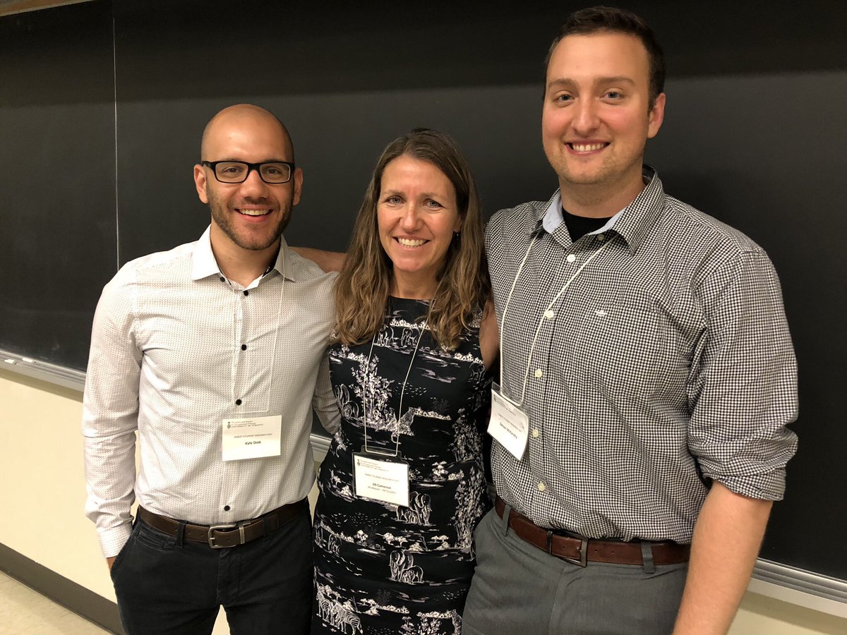 Caregiving_UofT's tweet photo. Congratulations to Kyle and Simon on winning the award for Best Aging and Caregiving Research at the MScOT Student Research Day for their study “Family Perspectives on Assisted Dying” under the supervision of myself and Kevin Reel #tcrd2018 #studentresearch #MScOT #uoft https://t.co/VETFizyeFp