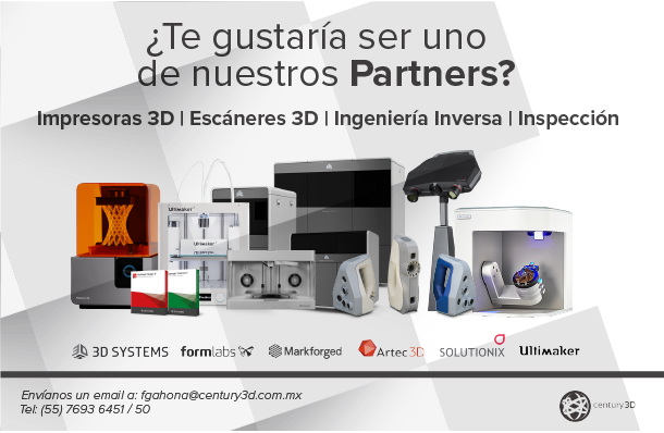 Century3DMX's tweet photo. Únete a nuestra red de distribución, representamos las marcas líderes del mercado en Manufactura Digital, Impresoras 3D | Escáneres 3D | Ingeniería Inversa | Inspección | Cuidado de la salud.
https://t.co/mdWBbNJpxc https://t.co/4LC8uzHYTn