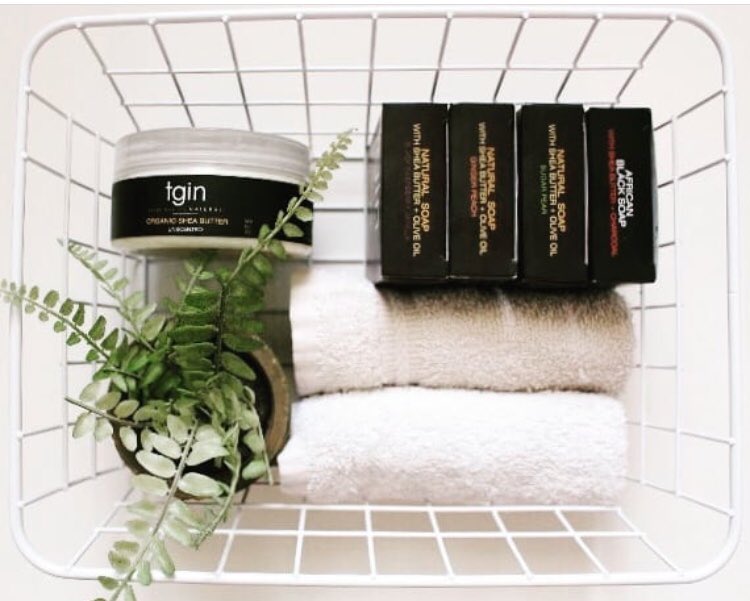 Did you know #TGIN also makes soaps ... we carry all scents including the top selling #AfricanBlackSoap 
If you love #SheaButter - they’ve also got you covered with a #natural #organic butter with creamy texture,  light pleasant scent #noparabens #nosulfates #blackownedbusiness