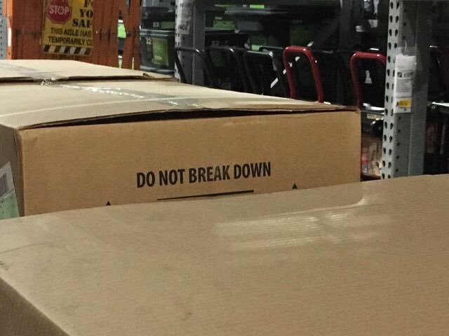 Me to myself in the back at work