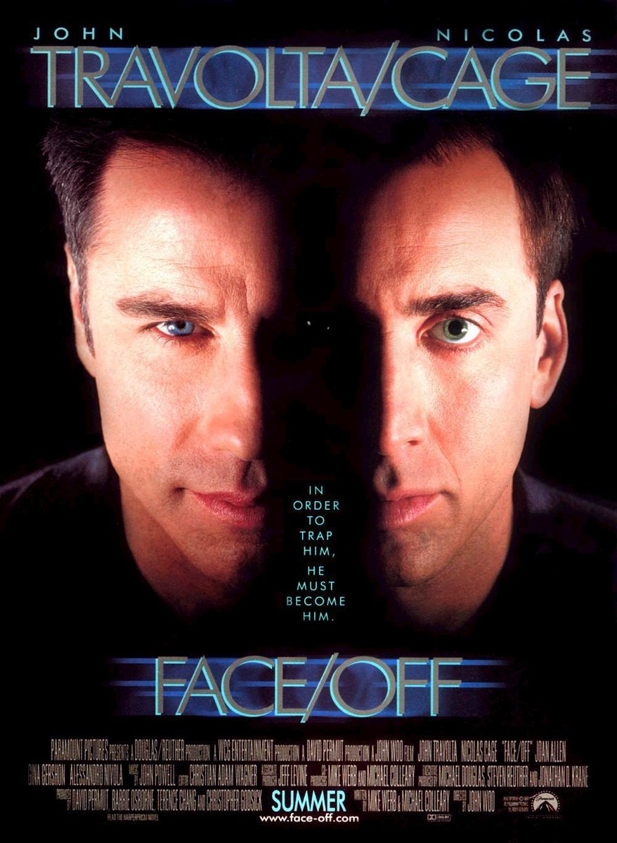 FACE/OFF turns 21 today. If there was a movie I'd buy a celebratory beer, it's this one.