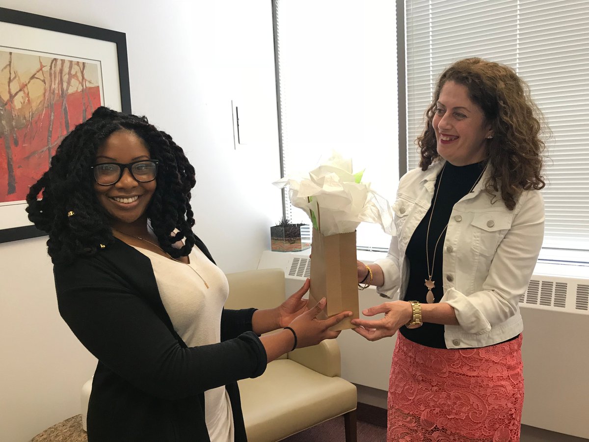 hoard4humanity's tweet photo. Kimberly was at it again delivering brunch and an award to the incredible staff @Shop_Hillcrest this morning.  Have we mentioned how amazing our clients are?  #Sustainability #Community #LoveWhatYouDo #WisdomWednesday https://t.co/e8wOqoOoPA