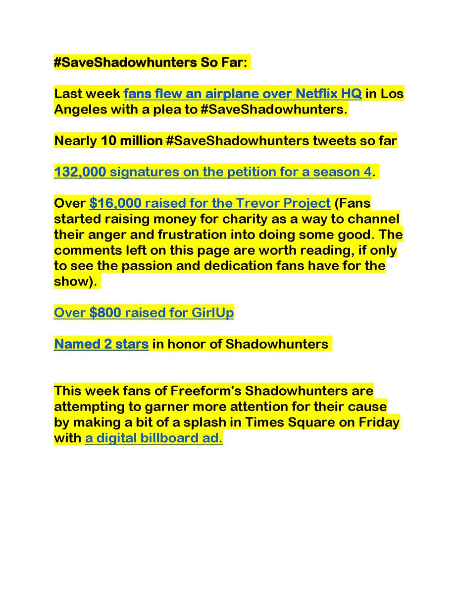 #saveshadowhunters #shadowhunterstv #shadowhunters