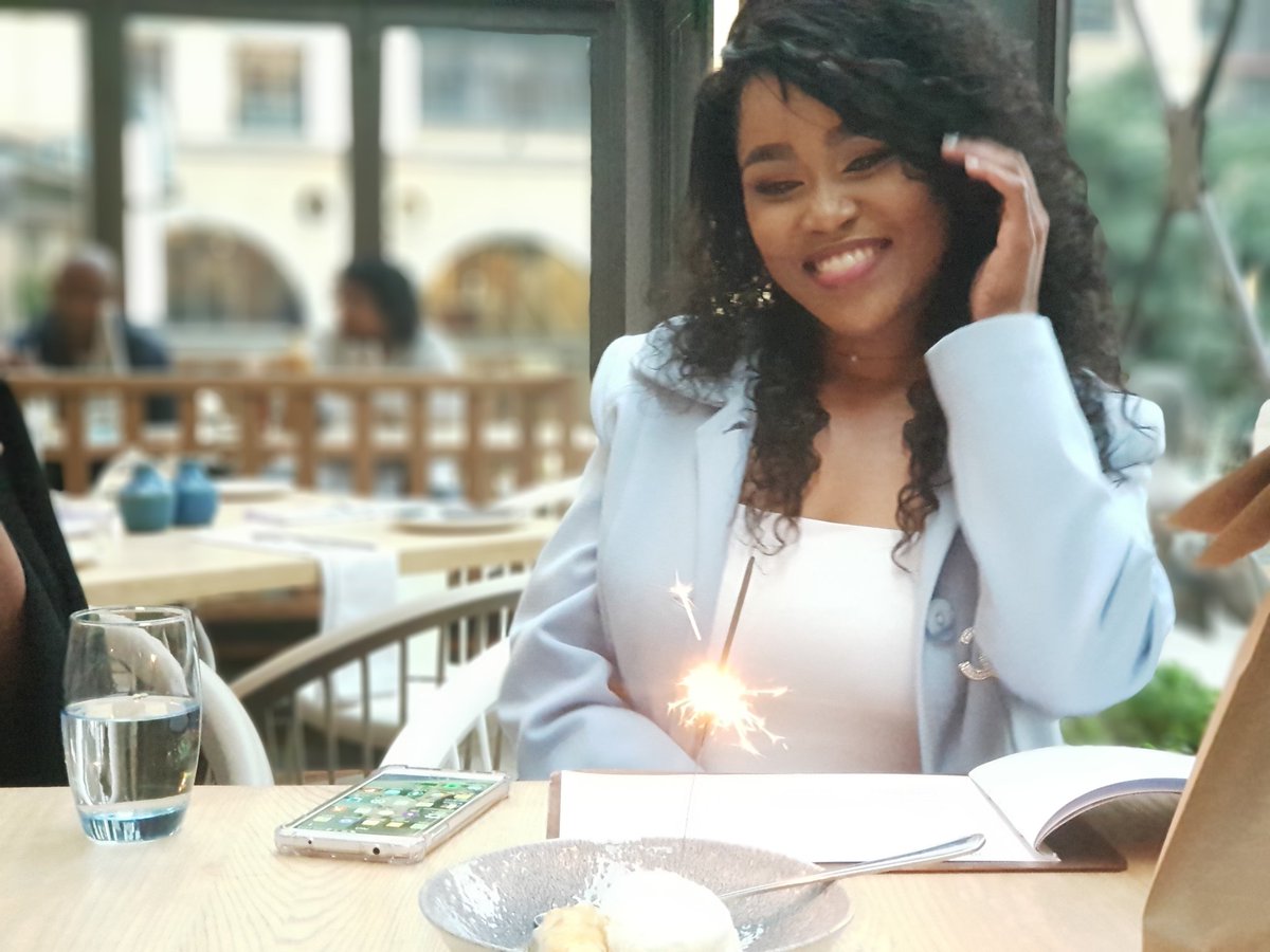 DitshegoMedia's tweet image. Birthday lunch with the birthday Girl, award-winning Graphic Designer, Naledi Sikwane @sikwane_naledi #TailorMadeSolutions