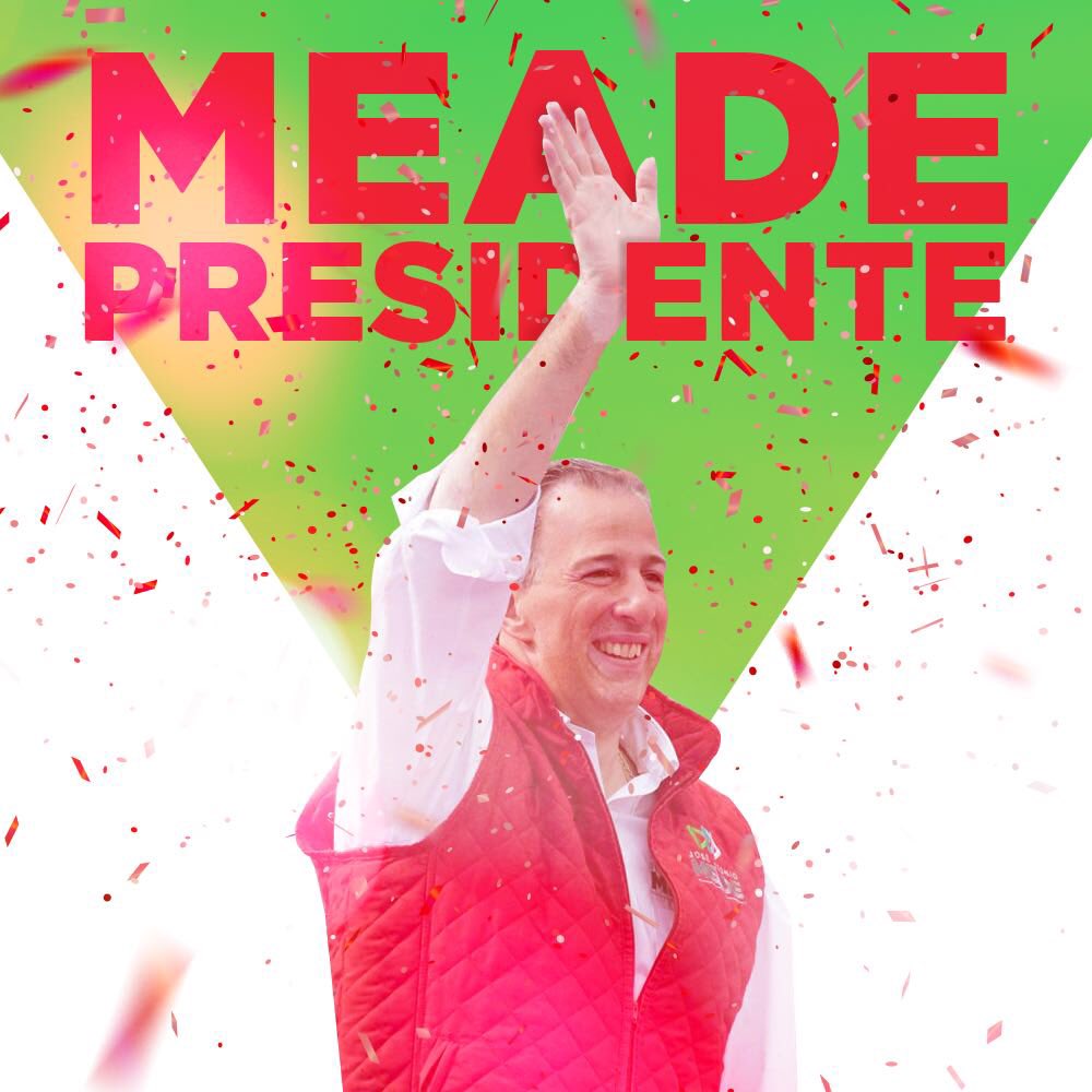 HildaFloresE's tweet photo. ¡Gracias a l@s miles de  mexican@s por su apoyo, esfuerzo, entrega y compromiso! Gracias México @JoseAMeadeK no l@s va a defraudar. 
#MeadePresidente https://t.co/gVUtyxFpRF